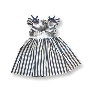 Habitual Navy and White Striped Casual Dress